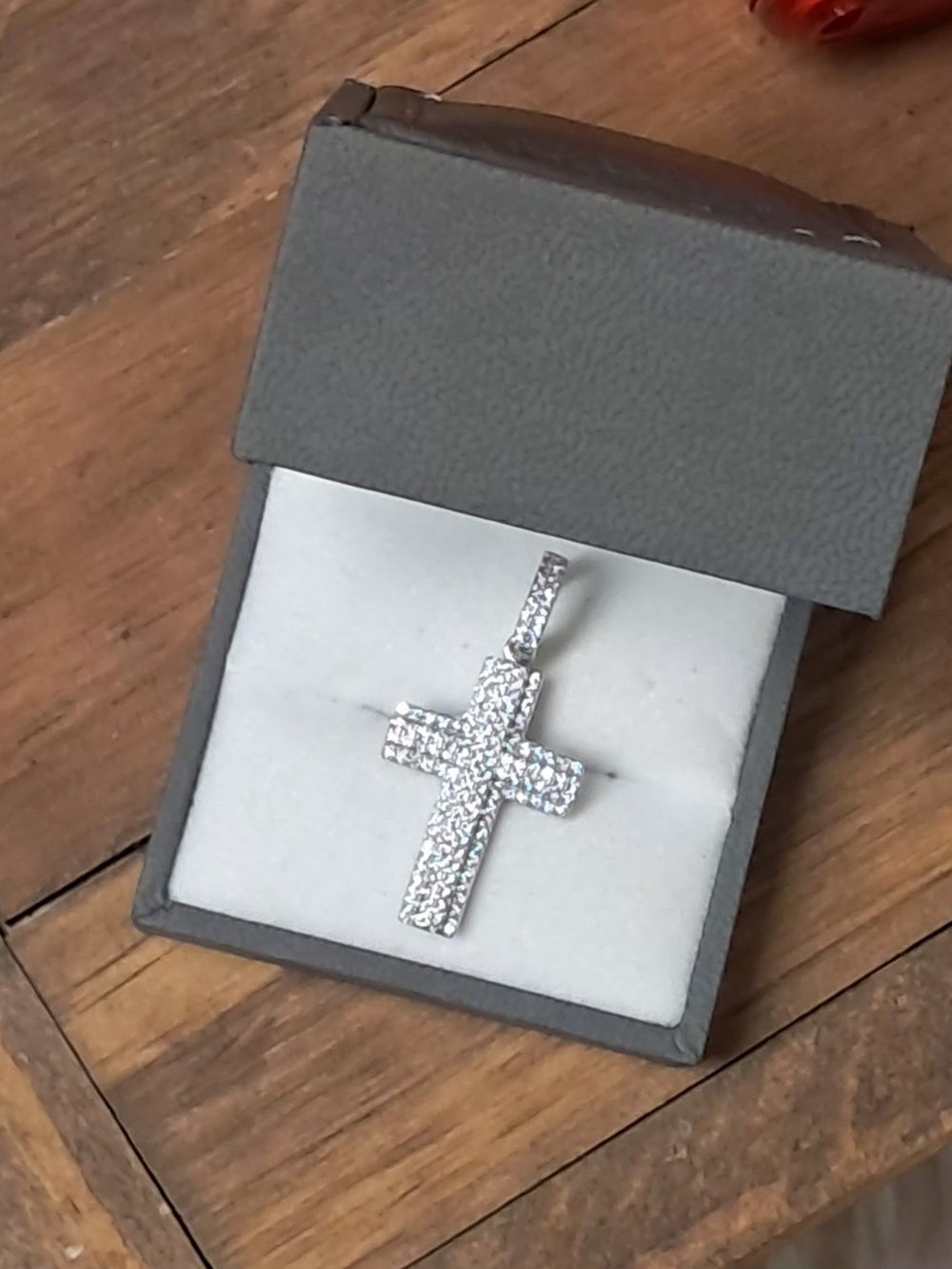 Moissanite Cross Pendant Sterling Silver VVS D 0.67 CTW NWT